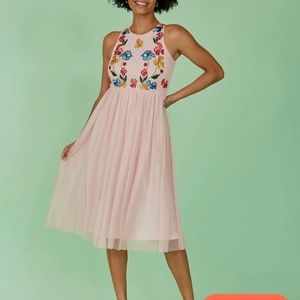 Sweeter Than Spring A-Line Dress in Blush Floral